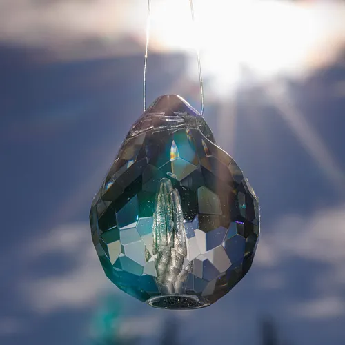 Eternal Shine Teardrop Pendant